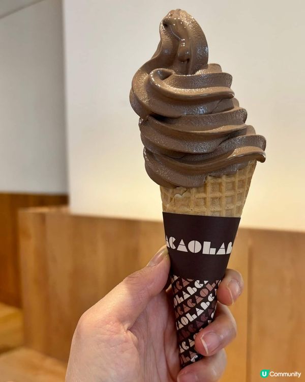 到此一遊就梗係要買返杯朱古力雪糕影相打卡,同獎勵一下自己｡