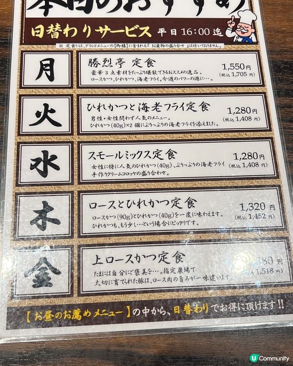 米之蓮餐廳～炸豬排推介