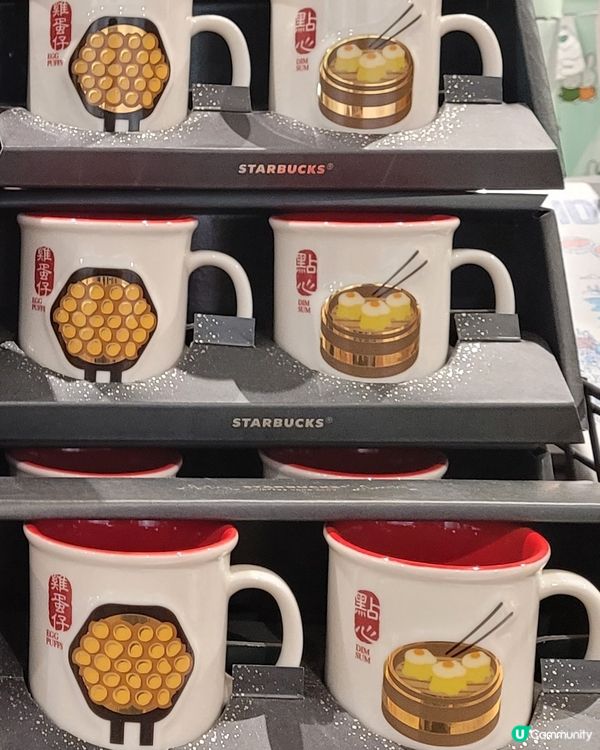 香港機場限定-星巴克雞蛋仔+點心套杯