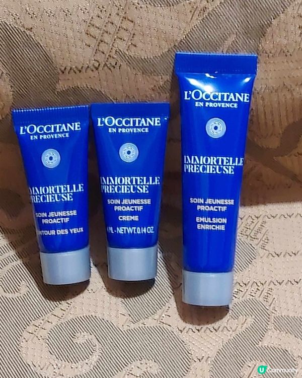 trilogy,naturals,loccitane 