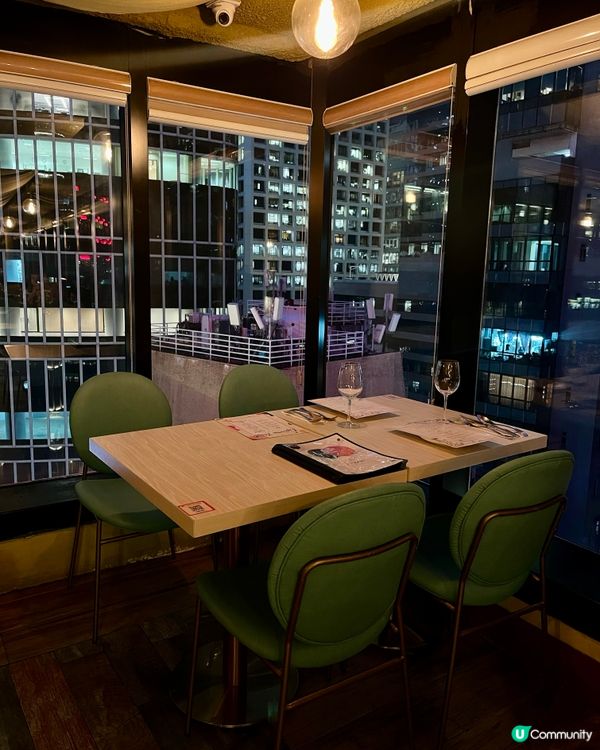 中環平民價落地玻璃餐廳·非常適合慶生聚會🤤🍽️🎂