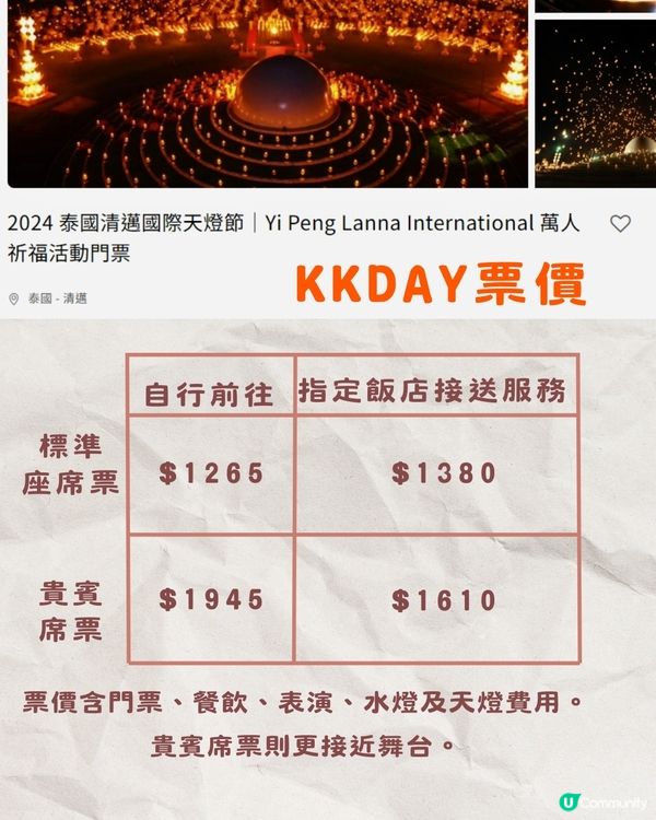 2024泰國清邁天燈節🌟萬盞天燈浪漫升空!附活動詳情及票價