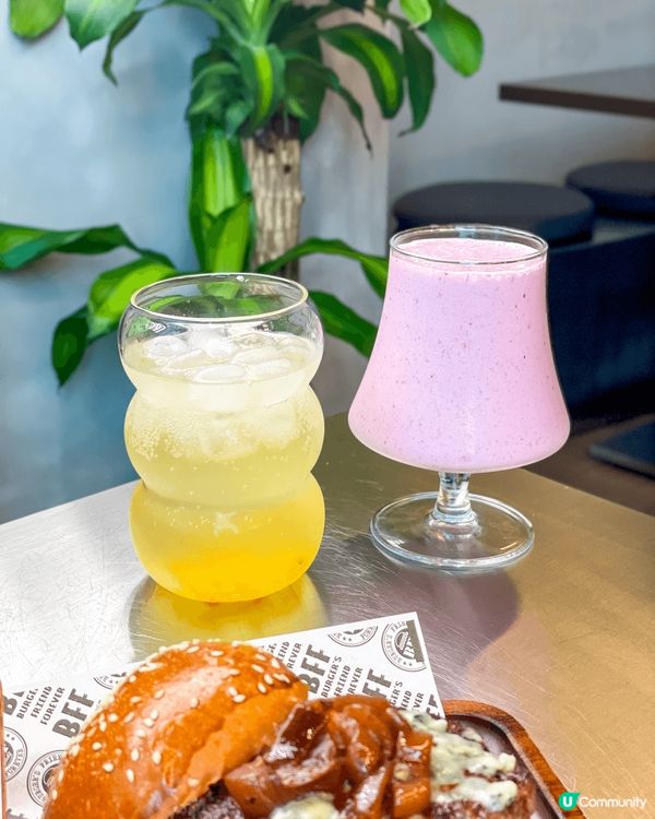 元朗｜新商場Burger店。BFF