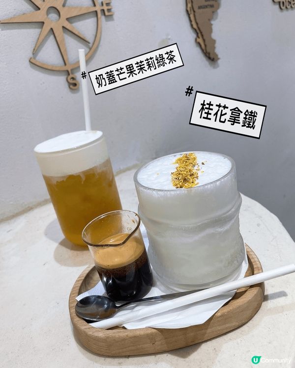 發現旺角一間cafe環境chill，食物又幾好，蟹肉明太籽西...