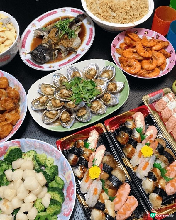 享受美食，享受與家人及三五知己的開心時光