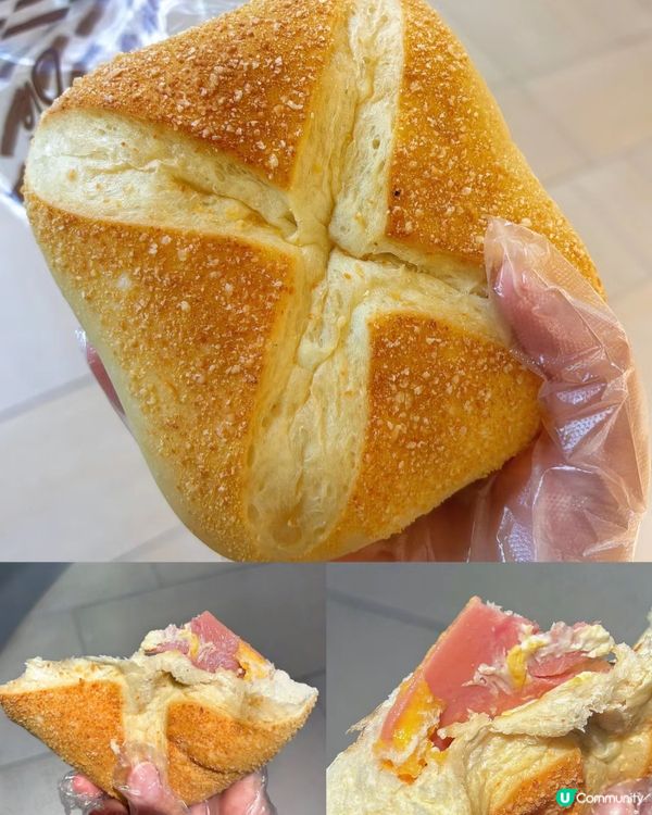 🇨🇳Ole超市性價比超高嘅麵包！雙重芝士火腿軟歐包