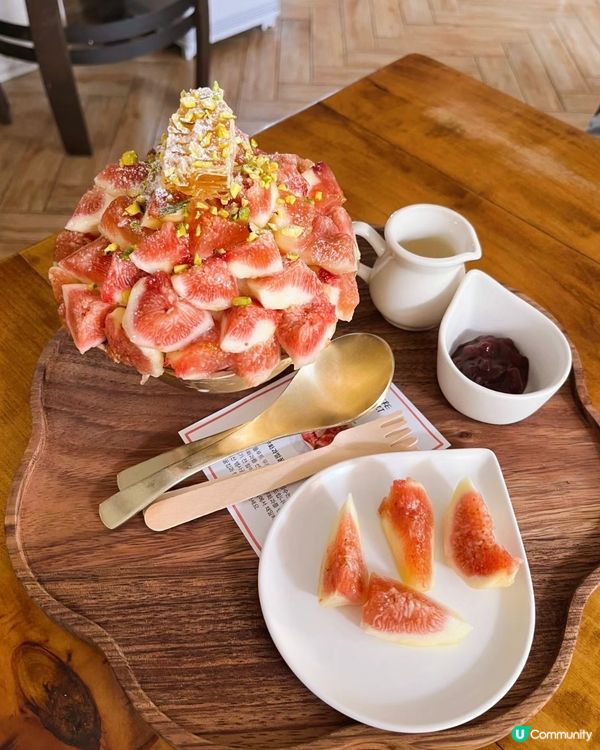 🇰🇷韓國首爾林必食！無花果蜂蜜🍯雪冰！