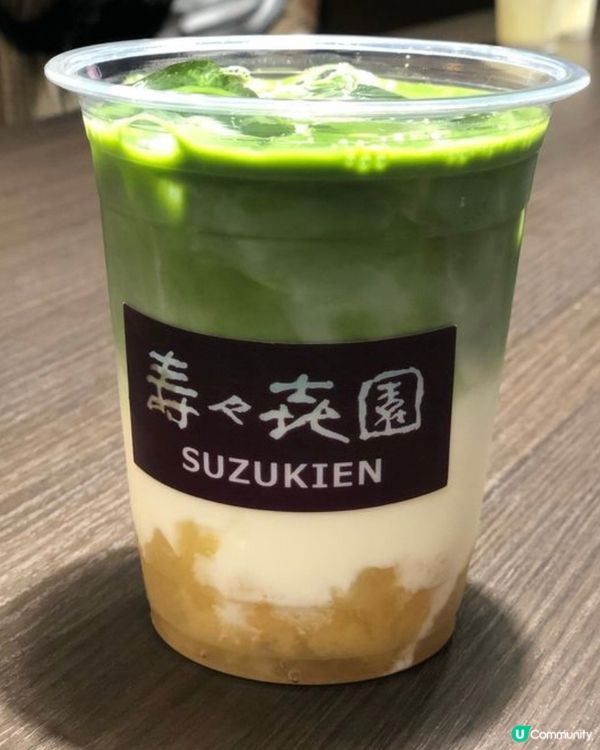 抹茶專門店，夏季限定夏日抹茶白桃，濃郁抹茶味帶點香甜