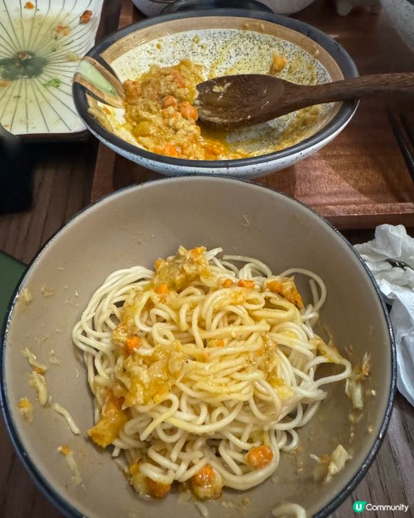 愛上這碗滿滿的蟹肉麵🦀蟹叄寶（皇庭廣場）