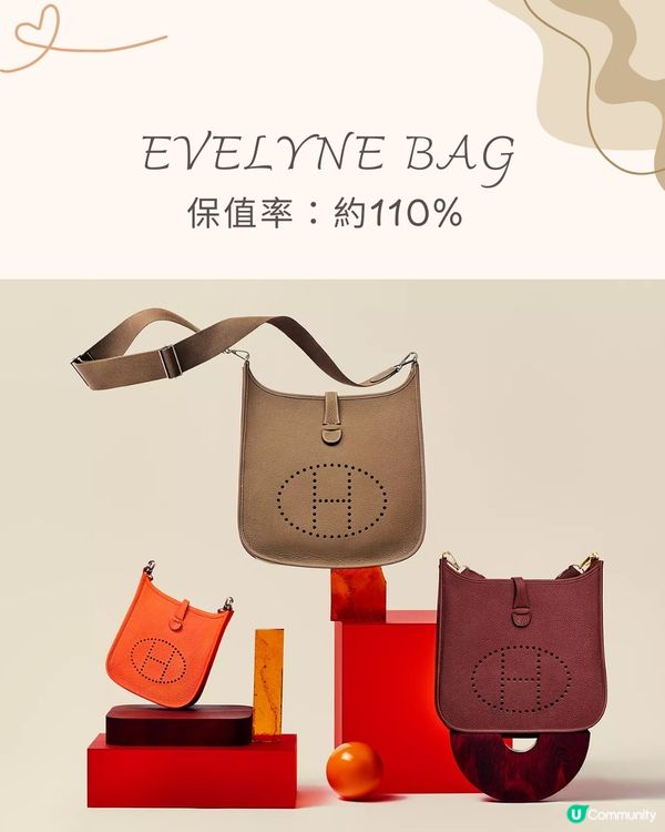 Hermès手袋6大保值款👜1萬起入手😍咩色最保值？附價錢