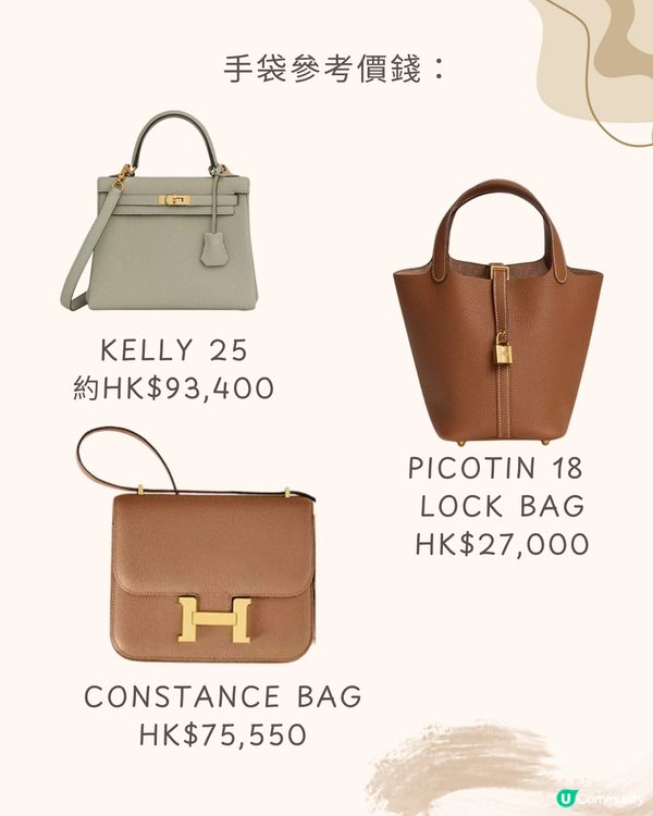 Hermès手袋6大保值款👜1萬起入手😍咩色最保值？附價錢