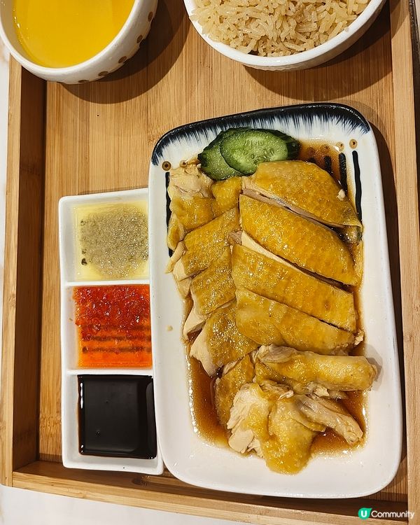 因為參加抽獎，抽中亞參嘅去骨海南雞飯一客，價值$89，餐廳姐...