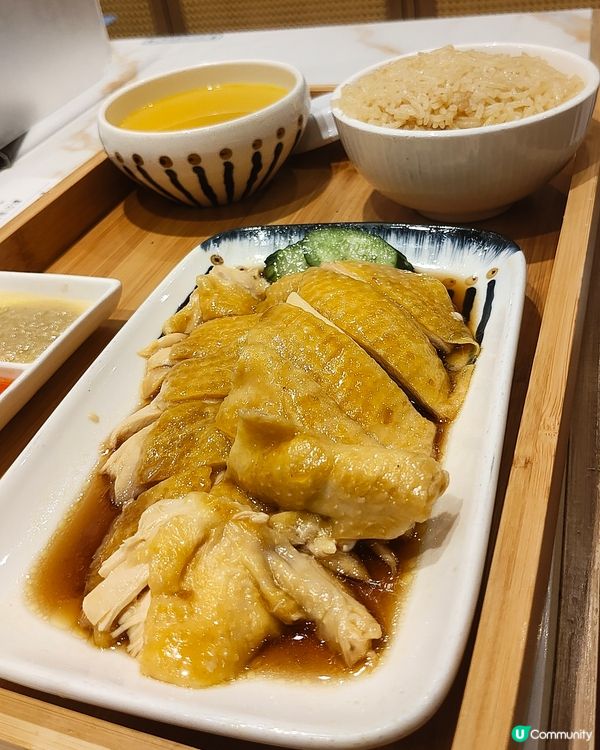 因為參加抽獎，抽中亞參嘅去骨海南雞飯一客，價值$89，餐廳姐...