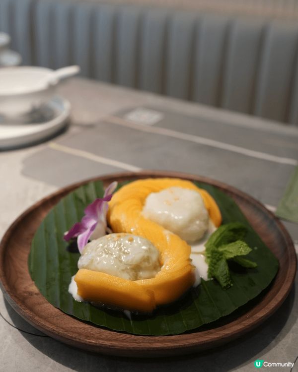 超好食?泰國甜品，芒果糯米飯有兩款口味，個人鍾意斑斕口味多?...