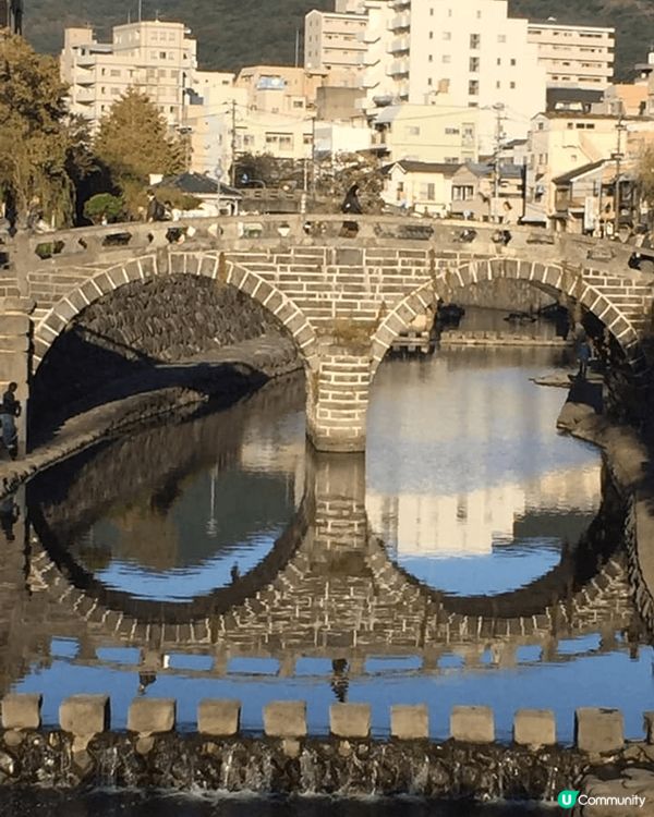 眼鏡橋 （?????）被認定為國家重要文化財產的日本最古老拱...