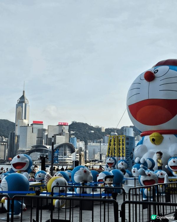 路過Doraemon and Friends展覽, 巨型多啦...