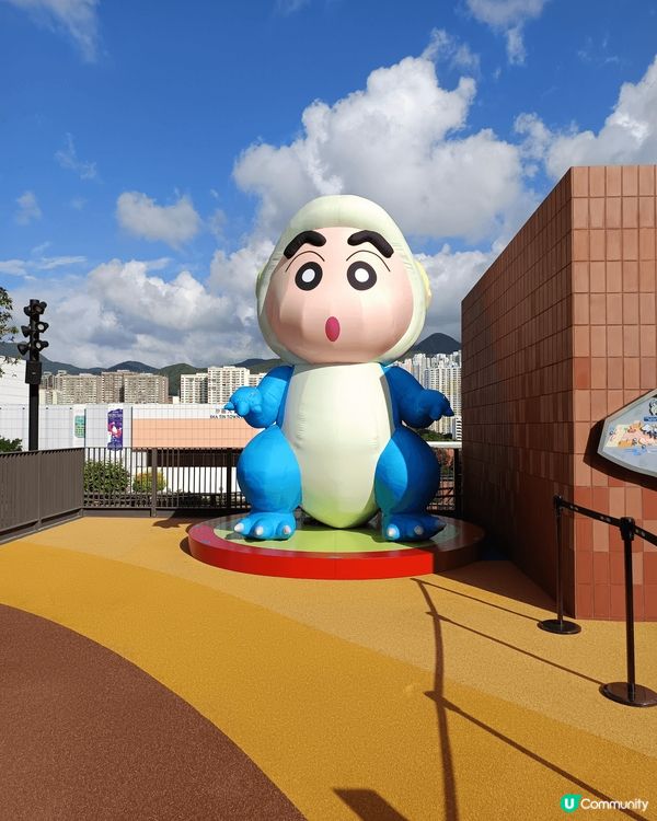 最新沙田新城市廣場蠟筆小新劇場版：我們的恐龍日記打卡點同精品...