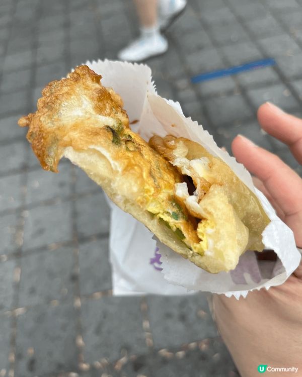 去到宜蘭~必食三星蔥餅~外脆內軟~第一啖先有蛋香之後再慢慢爆...