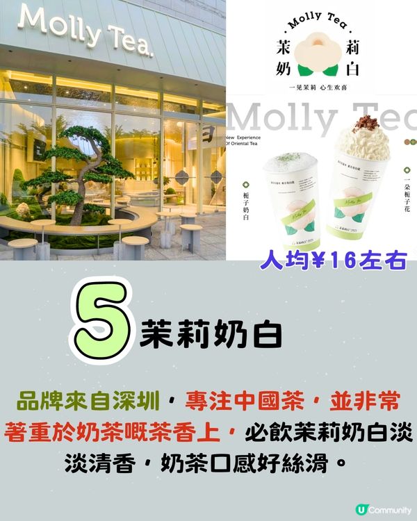 內地茶飲 | 手搖店排行榜Top15 🧋超級排隊王/平價學生之選/國風奶茶‼️