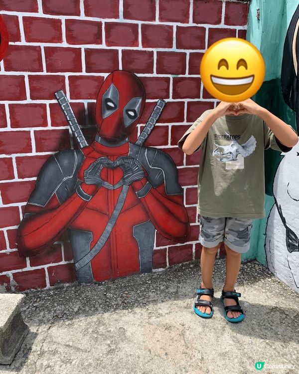 台中動漫彩繪巷係打卡熱點，城市小巷中的大型彩繪，以熱門卡通和...