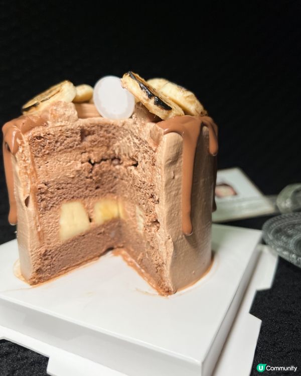 ʚ♡ 香蕉朱古力脆脆戚風 • 一吃有驚喜 ♡ɞ