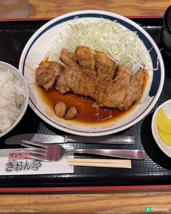 福岡博多站前-ぎおん亭 超高CP值-厚炸豬扒飯