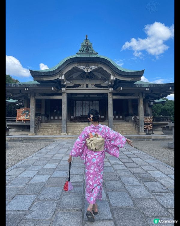黎日本打打卡，著和服，行日本，參觀大阪城，感受日本氣氛和風景...