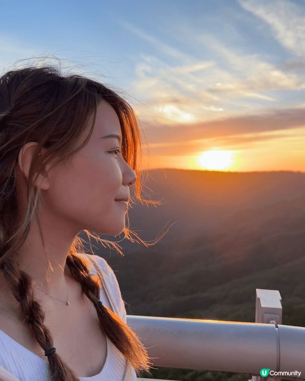 在福岡最後一日可以看到日落?