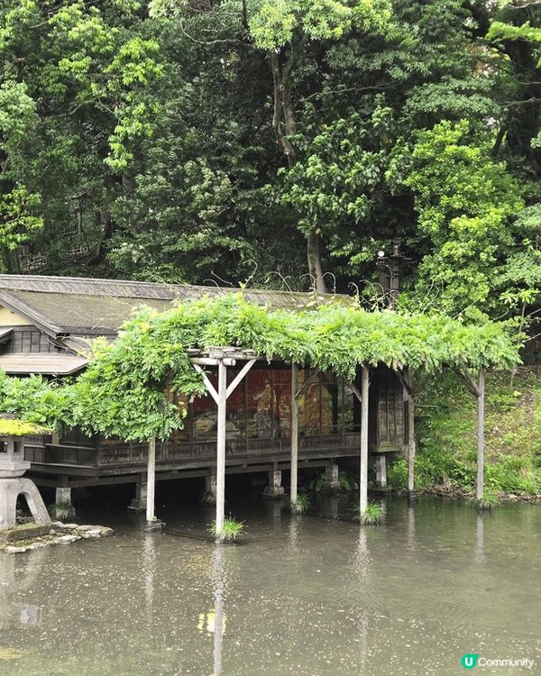 如詩如畫的金澤兼六園。