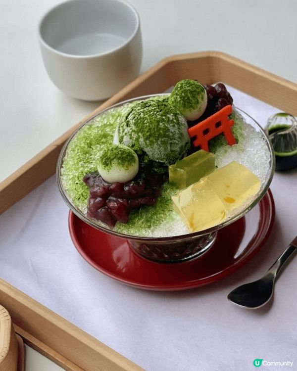 京都美食·稻荷茶寮，地方超有意境，周圍綠悠悠的，養眼提神