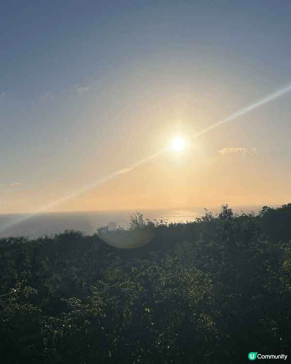 台中旅行 休閒生活 一邊品嚐咖啡 一邊觀看日落
