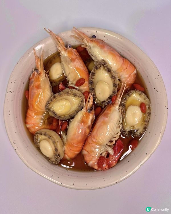 醉香鮑魚大頭蝦