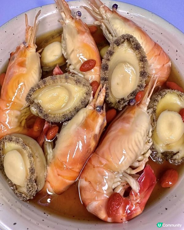 醉香鮑魚大頭蝦