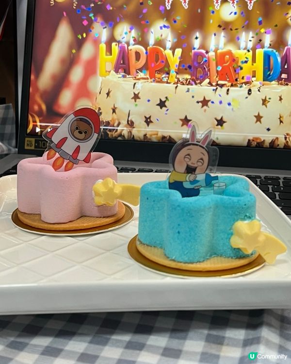 燦子一齊食蛋糕登上月球🌙🎂‼️