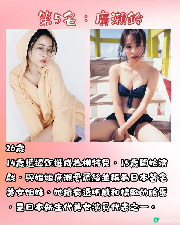 日本2024最強顏值女星Top12😍新垣結衣僅排第3⁉️附多圖