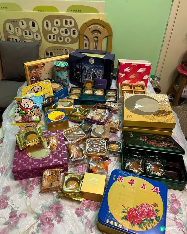 今年有啲誇張(月餅+盆菜)