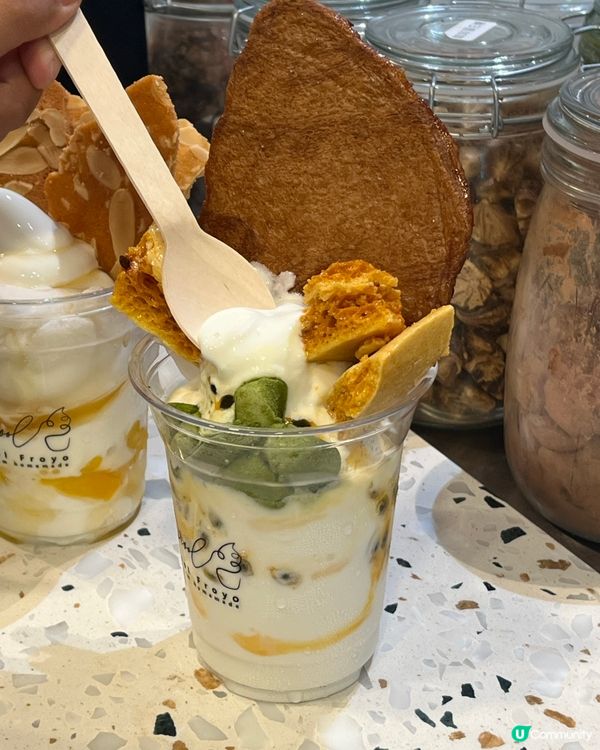 健康低脂乳酪雪糕·可以任揀配料✨📸