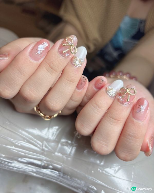 秋天💅🏻豆沙紅美甲