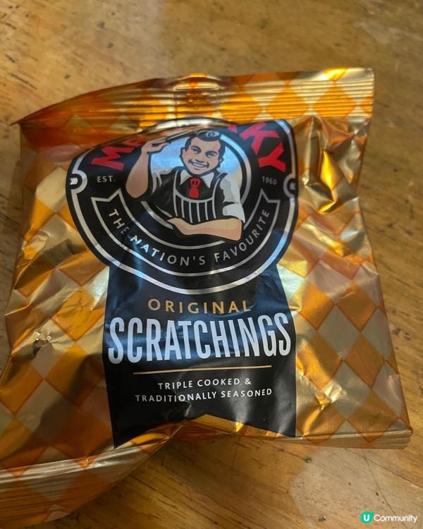 英國零食～炸豬皮