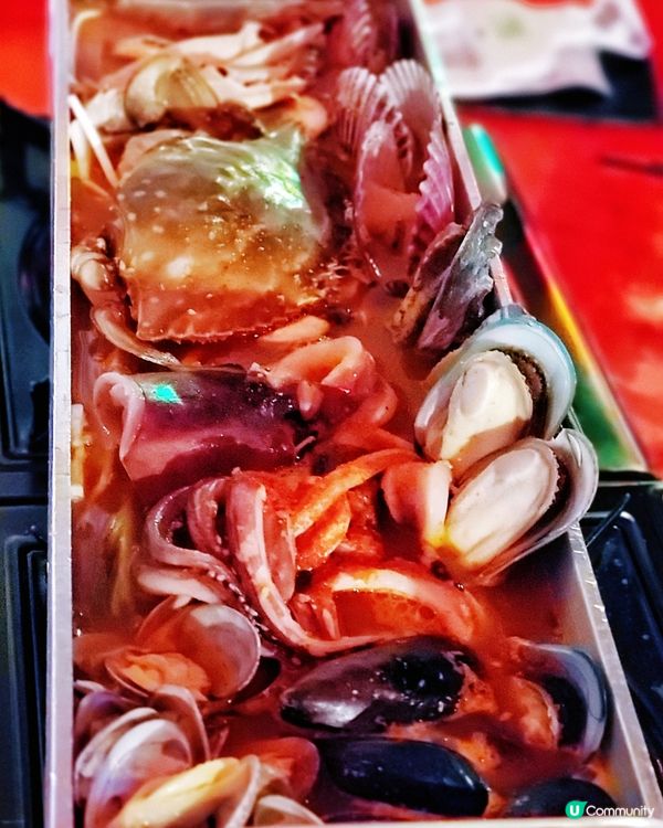 韓國大熱🔥特長50cm韓式海鲜鍋🥘🦀韓國網紅推介美食