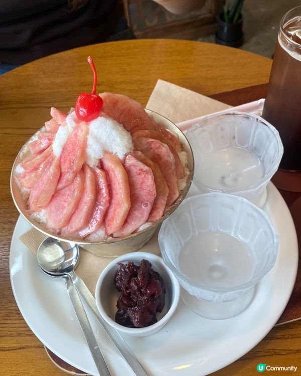 🇰🇷韓國坡州甜品咖啡店——桃子刨冰🍧