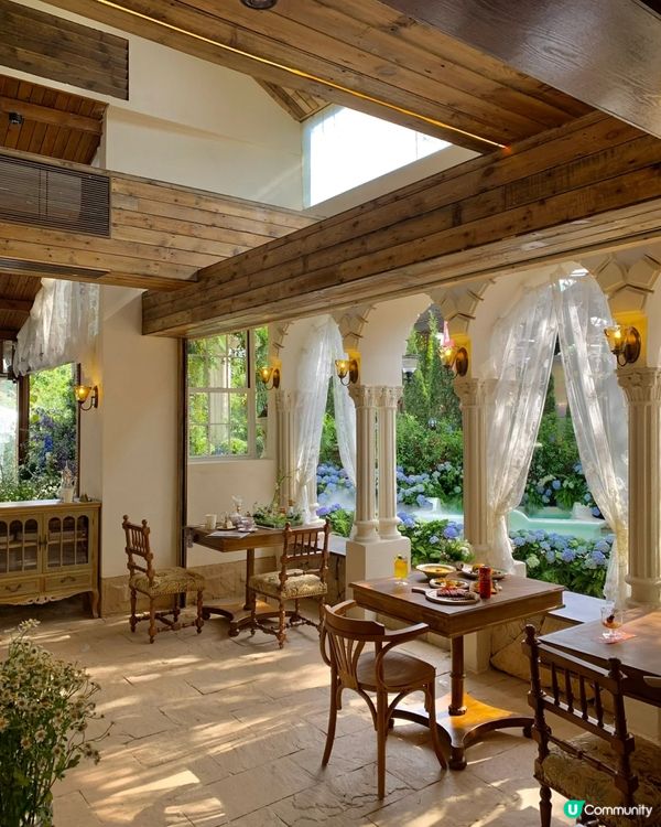 北上必去隱世超美西餐廳 好似法國大花園