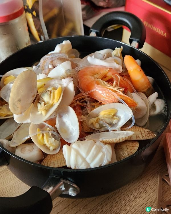 自家製海鮮粉絲煲
