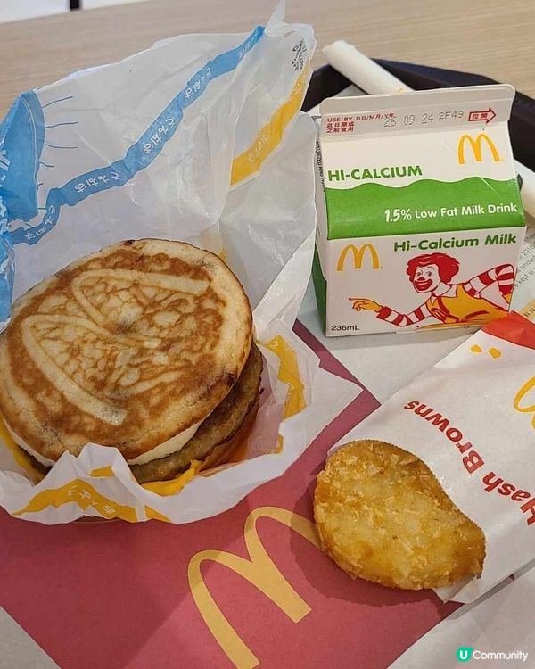 捉住麥記早餐Mcgriddles的尾巴 