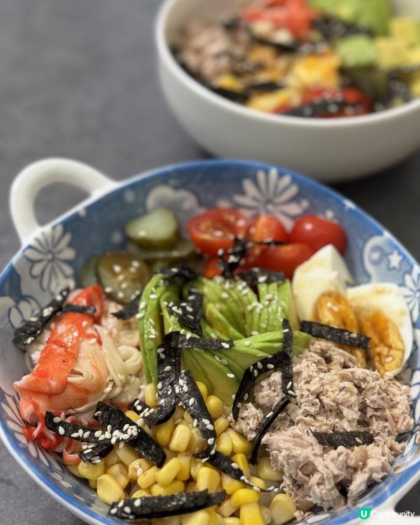 自家製poke bowl💕