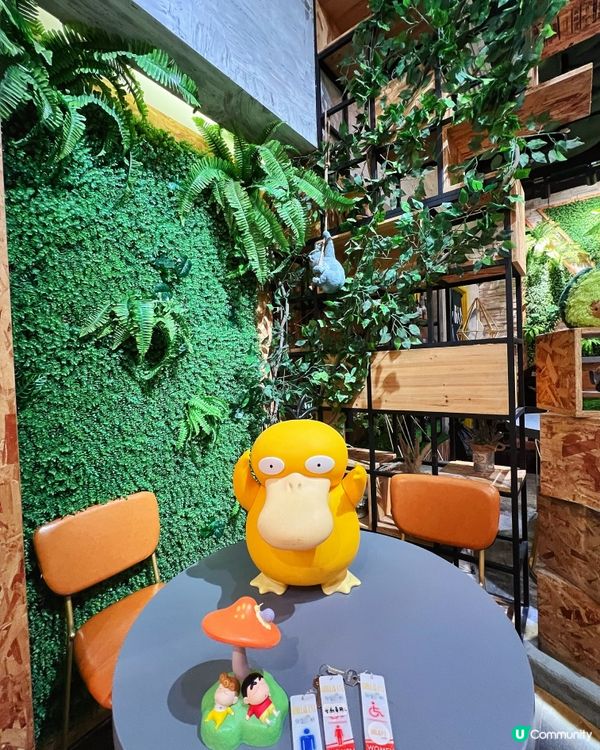 油麻地一樓市中的森林綠洲🐼與斑馬熊貓共享美食