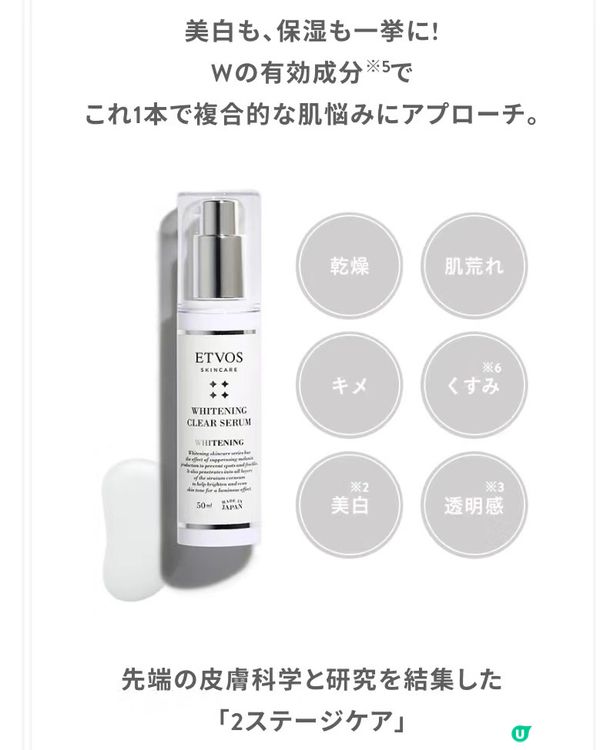 🇯🇵LDK2024榜單美白精華第一位Etvos效果測評