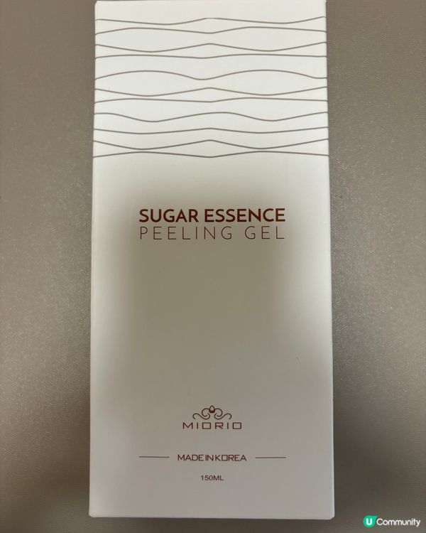 Sugar peeling gel 可去除角質