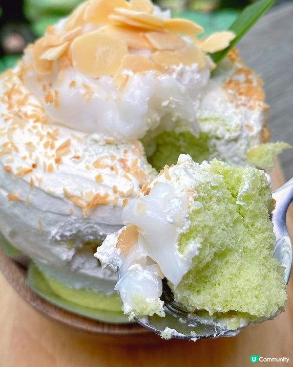 🇹🇭泰國曼谷超靚Café,超好食嘅椰子班蘭蛋糕