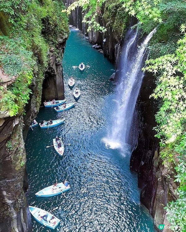 高千穗峽，小橋流水，爬船樂！🚣‍♀️🏞️